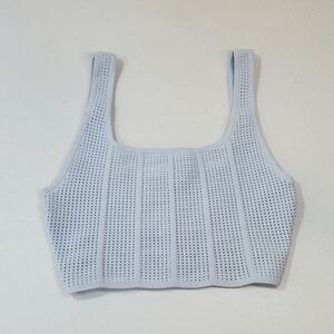 Babaton Sculpt Knit Squareneck Cropped Tank